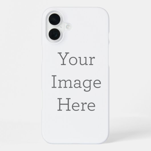 iPhone 16 Plus Slanke pasvorm hoesje, Glanzend (Achterkant)