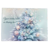 Creëer uw eigen iriserende Poinsettias Tree Groot Cadeauzakje (Achterkant)