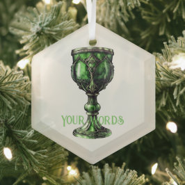 Creëer Uw eigen Jade Green Chalice Glas Ornament