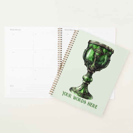 Creëer Uw eigen Jade Green Chalice Planner (Display)