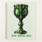 Creëer Uw eigen Jade Green Chalice Planner (Voorkant)