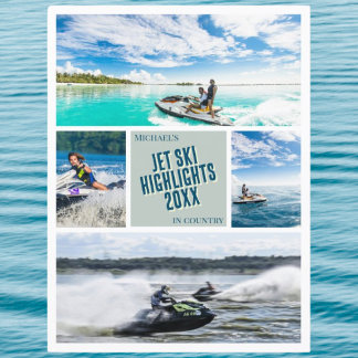 Creëer uw eigen jet ski foto Briefkaart
