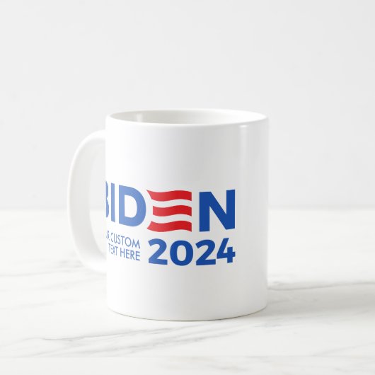Creëer Uw Eigen Joe Biden 2024 Koffiemok (Voorkant links)