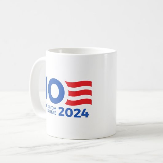 Creëer Uw Eigen Joe Biden 2024 Koffiemok (Voorkant links)