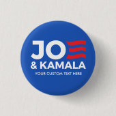 Creëer Uw Eigen Joe en Kamala 2024 Ronde Button 3,2 Cm (Voorkant)