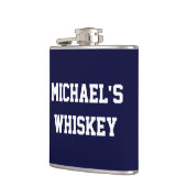 Creëer Uw eigen Jouw naam toevoegen Whiskey Heupfles (Links)
