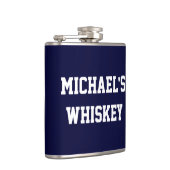 Creëer Uw eigen Jouw naam toevoegen Whiskey Heupfles (Rechts)