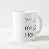 Creëer Uw eigen Jumbo-Mok Grote Koffiekop (Voorkant rechts)