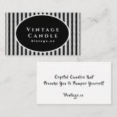 Creëer Uw eigen kaars Visitekaartje (Voorkant / Achterkant)