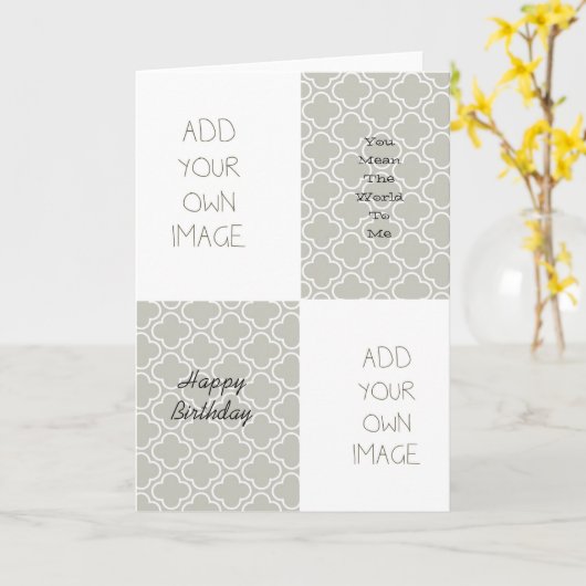 Creëer Uw eigen Kaart (Gele Bloem)