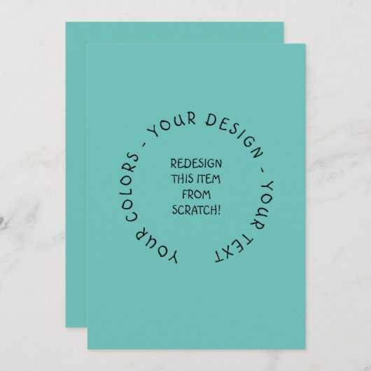 Creëer Uw eigen Kaart (Voorkant / Achterkant)