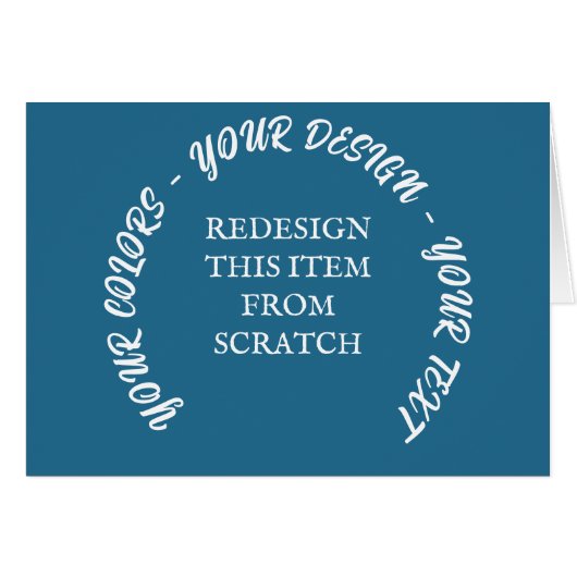 Creëer Uw eigen kaart (Voorkant Horizontaal)