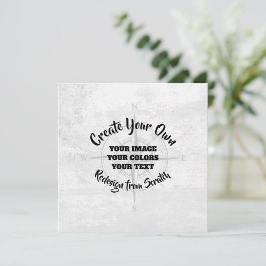 Creëer Uw eigen kaart (Staand voorkant)