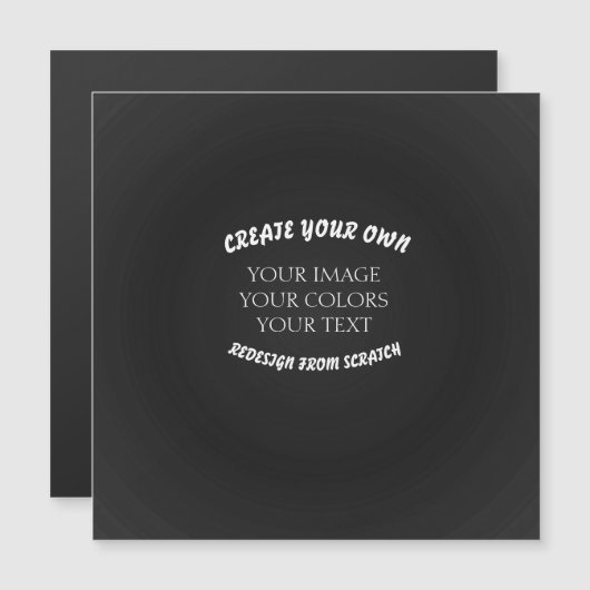 Creëer Uw eigen kaart (Voorkant / Achterkant)