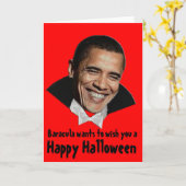 Creëer Uw Eigen Kaart van Halloween: Baracula (Gele Bloem)