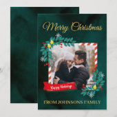 Creëer Uw eigen Kaart voor aangepaste kerstfoto's (Voorkant / Achterkant)