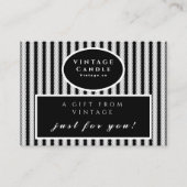 Creëer Uw eigen  kaartje Hartelijk dank Visitekaartje (Voorkant)