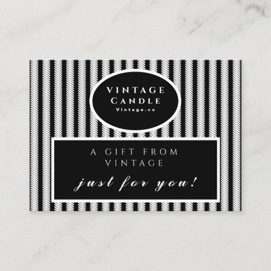 Creëer Uw eigen kaartje Hartelijk dank Visitekaartje (Voorkant)