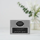 Creëer Uw eigen  kaartje Hartelijk dank Visitekaartje (Staand voorkant)