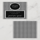 Creëer Uw eigen  kaartje Hartelijk dank Visitekaartje (Voorkant / Achterkant)