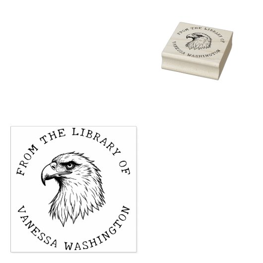 Creëer Uw Eigen Kale Adelaar Uit De Bibliotheek Va Rubberstempel (Gestempeld)