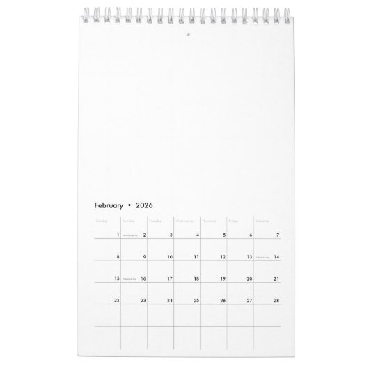 Creëer Uw eigen Kalender (Feb 2026)