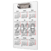 Creëer uw eigen kalender voor 2020 klembord (Links)