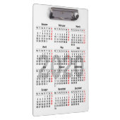 Creëer uw eigen kalender voor 2020 klembord (Rechts)