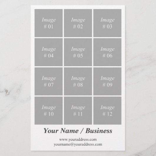 Creëer uw eigen kalender voor 2021 flyer (Achterkant)