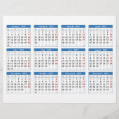 Creëer uw eigen kalender voor 2022 flyer (Voorkant)