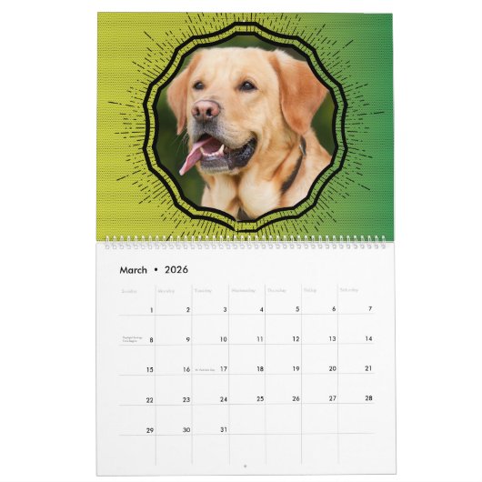 Creëer Uw eigen kalender voor fotosjabloonavontuur (Mar 2026)