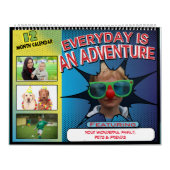 Creëer Uw eigen kalender voor fotosjabloonavontuur (Hoes)