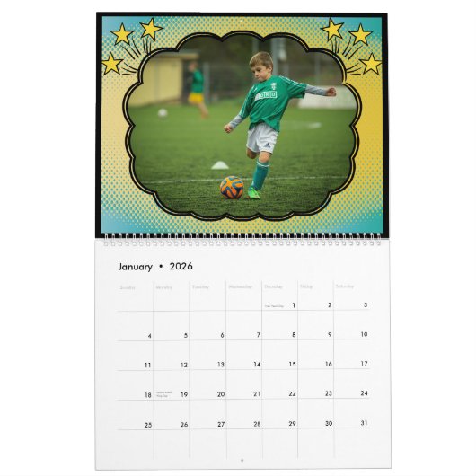 Creëer Uw eigen kalender voor fotosjabloonavontuur (Jan 2026)