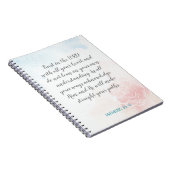 Creëer Uw eigen kalligrafie Bijbeltekst Verse teks Notitieboek (Rechterzijde)