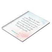 Creëer Uw eigen kalligrafie Bijbeltekst Verse teks Notitieboek (Linkerzijde)