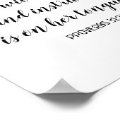 Creëer Uw eigen kalligrafie Bijbeltekst Verse teks Poster (Hoek)