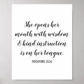 Creëer Uw eigen kalligrafie Bijbeltekst Verse teks Poster (Voorkant)