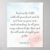 Creëer Uw eigen kalligrafie Bijbeltekst Verse teks Poster (Voorkant)