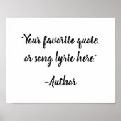 Creëer uw eigen kalligrafie citaat poster (Voorkant)