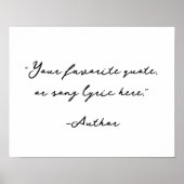 Creëer uw eigen kalligrafie citaat poster (Voorkant)