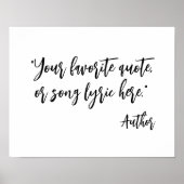 Creëer uw eigen kalligrafie citaat poster (Voorkant)