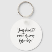 Creëer uw eigen kalligrafie citaat sleutelhanger (Voorkant)