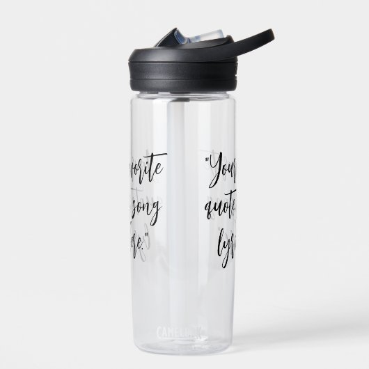 Creëer uw eigen kalligrafie citaat waterfles (Links)