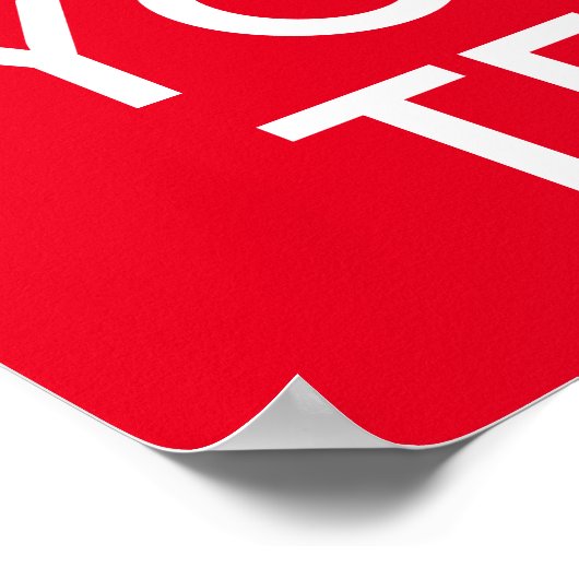 Creëer Uw eigen kalm en Jouw tekst houden Poster (Hoek)