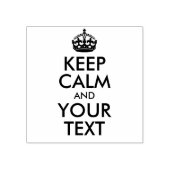 Creëer Uw eigen kalm en Jouw tekst houden Rubberstempel (Afrduk)