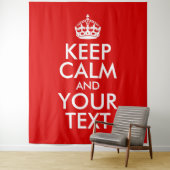 Creëer Uw eigen kalm en Jouw tekst houden Wandkleed (In situ)