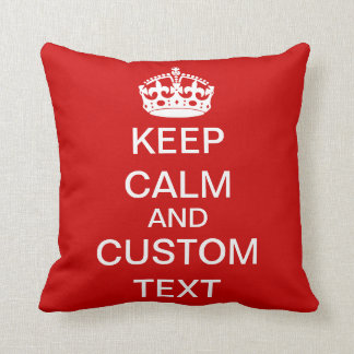 Creëer uw eigen kalm houden en Gepersonaliseerd Kussen