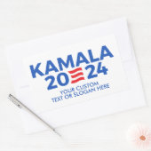 Creëer Uw eigen Kamala Harris 2024 Rechthoekige ST Sticker (Envelop)