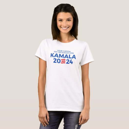 Creëer Uw eigen Kamala Harris 2024 Rechthoekige ST T-shirt (Voorkant volledig)