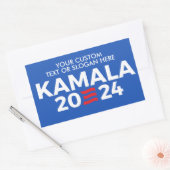 Creëer Uw Eigen Kamala Harris 2024 Rechthoekige Sticker (Envelop)